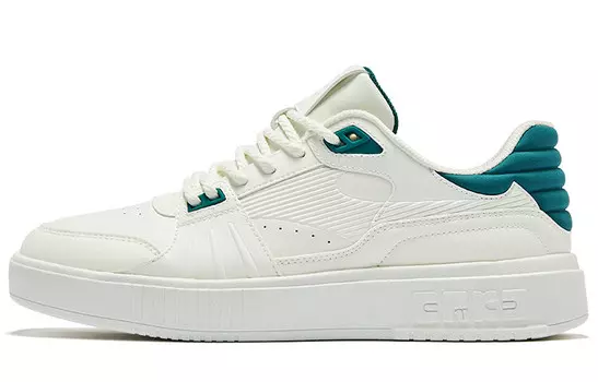 Кроссовки для скейтбординга мужские с низким верхом Oak Bud White, Deep Swamp Color Erke