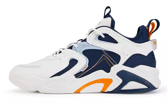 Кроссовки для скейтбординга мужские, среднего размера, белые/синие Xtep