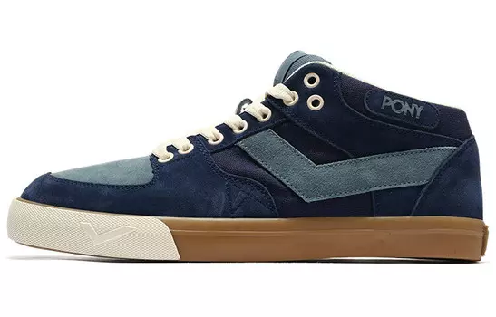 Кроссовки для скейтбординга мужские, среднего размера, темно-синие Pony