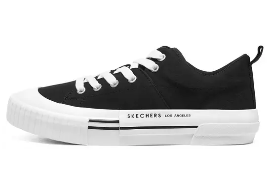 Кроссовки для скейтбординга New Moon женские, низкие, черные Skechers