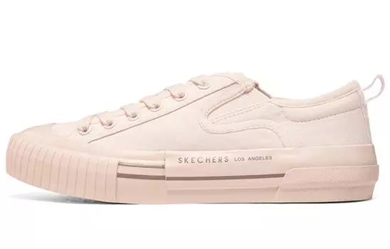 Кроссовки для скейтбординга New Moon женские с низким верхом телесно-розовые Skechers