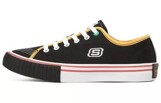 Кроссовки для скейтбординга One Piece X V"lites женские, низкие, черные Skechers