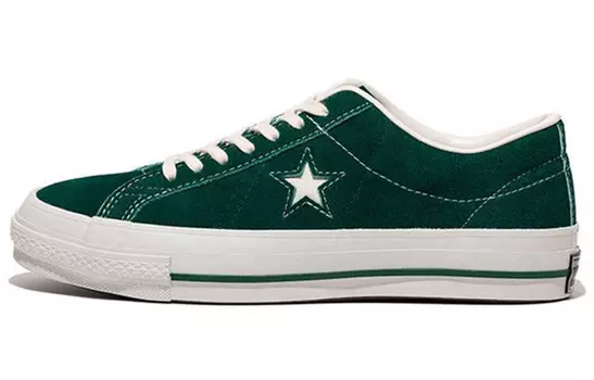 Кроссовки для скейтбординга One Star, унисекс, низкие, зеленые Converse