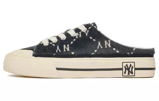Кроссовки для скейтбординга Playball Mule унисекс с низким верхом черного цвета Mlb