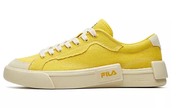 Кроссовки для скейтбординга POP женские, низкие, желтые Fila Fusion