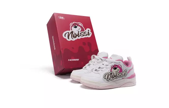 Кроссовки для скейтбординга Qicheng V2 женские низкие White Hot Powder Qiaodan