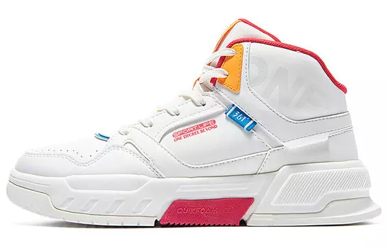 Кроссовки для скейтбординга QU!KFOAM женские, среднего размера, белый/розовый 361°