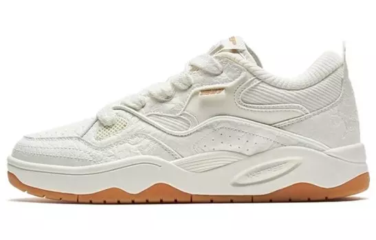 Кроссовки для скейтбординга Reverse, женские, низкие, белые Xtep