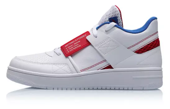 Кроссовки для скейтбординга Rhythm Change мужские с низким верхом белого цвета Lining