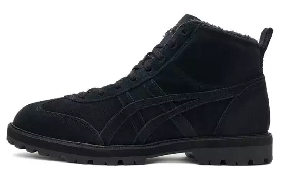 Кроссовки для скейтбординга Rinkan, унисекс, высокие, черные Onitsuka Tiger