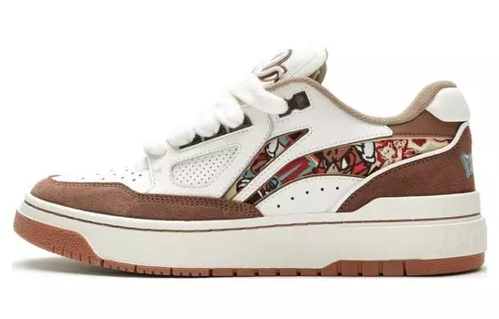 Кроссовки для скейтбординга Rookie женские с низким верхом, светло-хаки Lining