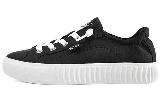 Кроссовки для скейтбординга Royal Kiss женские, низкие, черные/белые Skechers