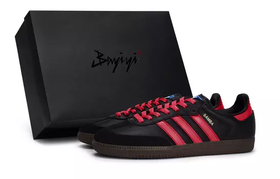 Кроссовки для скейтбординга SAMBA OG, унисекс, низкие, красный Adidas Originals