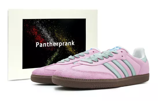 Кроссовки для скейтбординга SAMBA OG, унисекс, низкие, фиолетовый/синий Adidas Originals