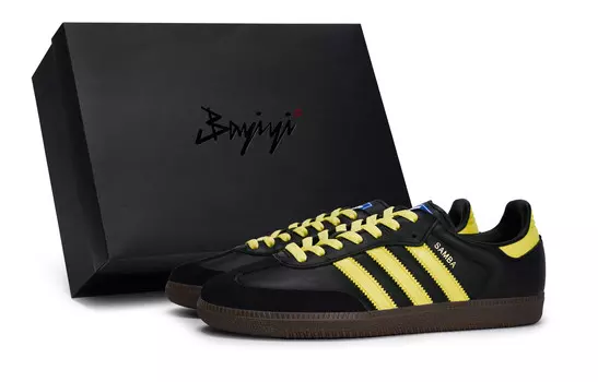 Кроссовки для скейтбординга SAMBA OG, унисекс, низкие, желтый Adidas Originals