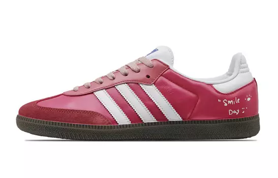 Кроссовки для скейтбординга SAMBA OG, унисекс, низкие, красный/белый Adidas Originals