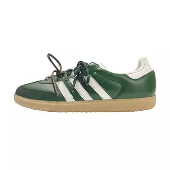 Кроссовки для скейтбординга SAMBA OG, унисекс, низкие, зеленый/белый Adidas Originals