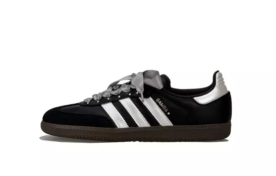 Кроссовки для скейтбординга SAMBA OG унисекс с низким верхом черного цвета Adidas Originals