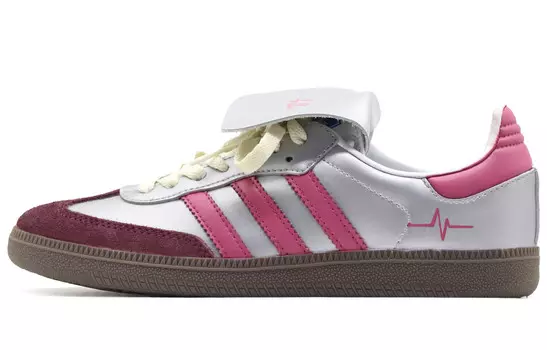 Кроссовки для скейтбординга Samba Series, унисекс, низкие, розовые Adidas Originals