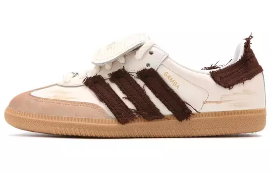 Кроссовки для скейтбординга Samba Unisex Low-Go бежево-коричневый Adidas Originals