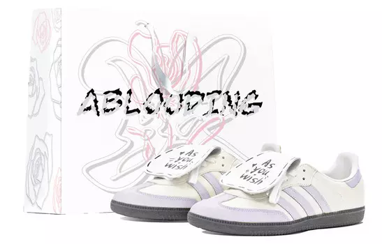 Кроссовки для скейтбординга Samba, унисекс, низкие, фиолетовый Adidas Originals