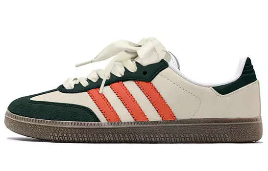Кроссовки для скейтбординга Samba, унисекс, низкие, оранжевый Adidas Originals