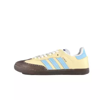 Кроссовки для скейтбординга Samba, унисекс, низкие, синий Adidas Originals