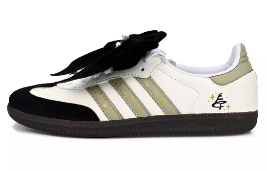Кроссовки для скейтбординга Samba унисекс с низким верхом, зеленый/белый Adidas Originals