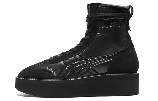 Кроссовки для скейтбординга серии delegated, унисекс, высокие, черные Onitsuka Tiger