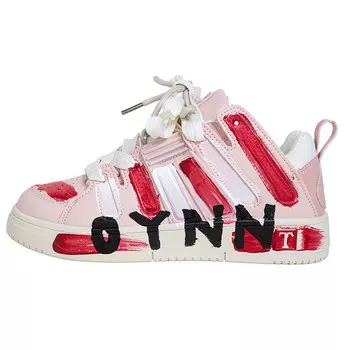 Кроссовки для скейтбординга серии Optional Choice, женские, низкие, красный/белый Oynn