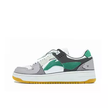 Кроссовки для скейтбординга серии Tianji, мужские, низкие, пыльно-зеленые Lining