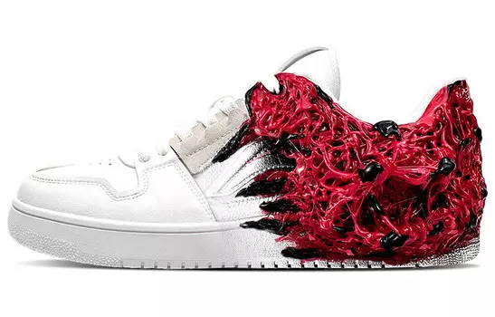 Кроссовки для скейтбординга серии Tianji мужские с низким верхом, белые/черные/красные Lining