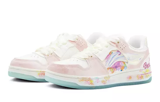 Кроссовки для скейтбординга серии Tianji женские, низкие, белый Lining