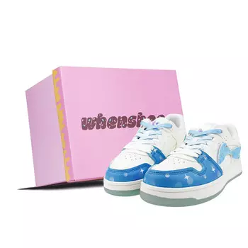 Кроссовки для скейтбординга серии Tianji женские, низкие, белые/синие Lining