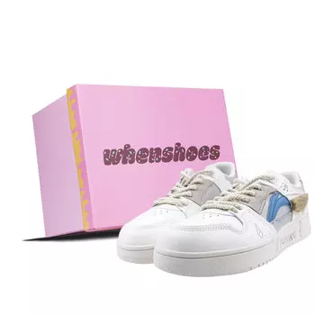 Кроссовки для скейтбординга серии Tianji женские с низким верхом, белые/синие/коричневые Lining