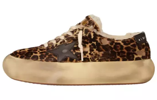 Кроссовки для скейтбординга Space-Star женские, низкие, коричневые Golden Goose