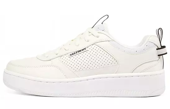 Кроссовки для скейтбординга Sport Court 92 женские, низкие, белые Skechers