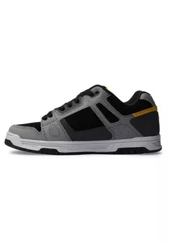 Кроссовки для скейтбординга STAG DC Shoes, цвет grey yellow