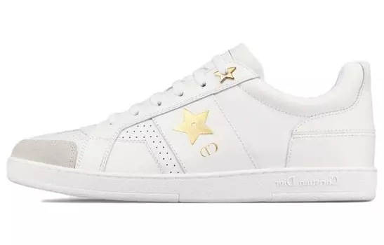 Кроссовки для скейтбординга Star женские, низкие, белые Dior