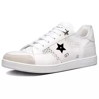Кроссовки для скейтбординга Star женские, низкие, белые Dior