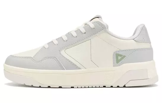 Кроссовки для скейтбординга State Pole женские, низкие, серые/белые Peak