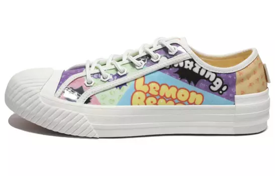 Кроссовки для скейтбординга State Pole женские с низким верхом Фиолетовый/лаймовый Peak