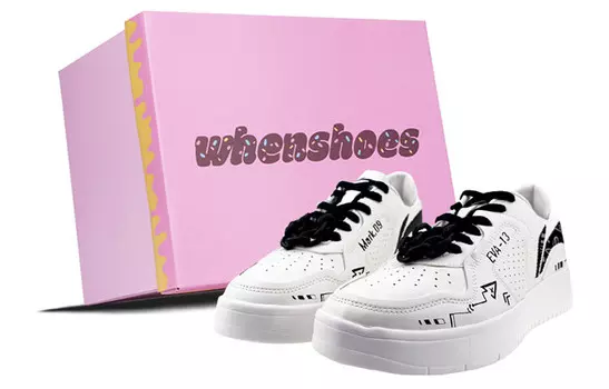 Кроссовки для скейтбординга Street Player женские низкие черные/белые Lining