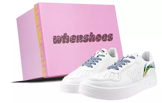 Кроссовки для скейтбординга Street Player женские с низким верхом, белые/желтые/зеленые Lining