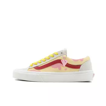 Кроссовки для скейтбординга Style 36, унисекс, низкие, розовые/серые Vans