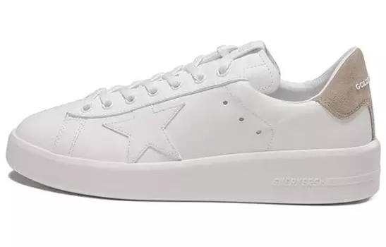 Кроссовки для скейтбординга Super-Star мужские с низким верхом белого цвета Golden Goose