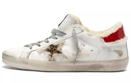 Кроссовки для скейтбординга Super-Star женские, низкие, белые Golden Goose
