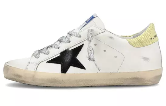 Кроссовки для скейтбординга Super-Star женские, низкие, белые Golden Goose
