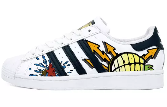 Кроссовки для скейтбординга Superstar Adidas Originals, мультиколор