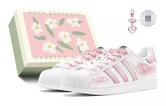 Кроссовки для скейтбординга Superstar Series, унисекс, низкие, белый Adidas Originals